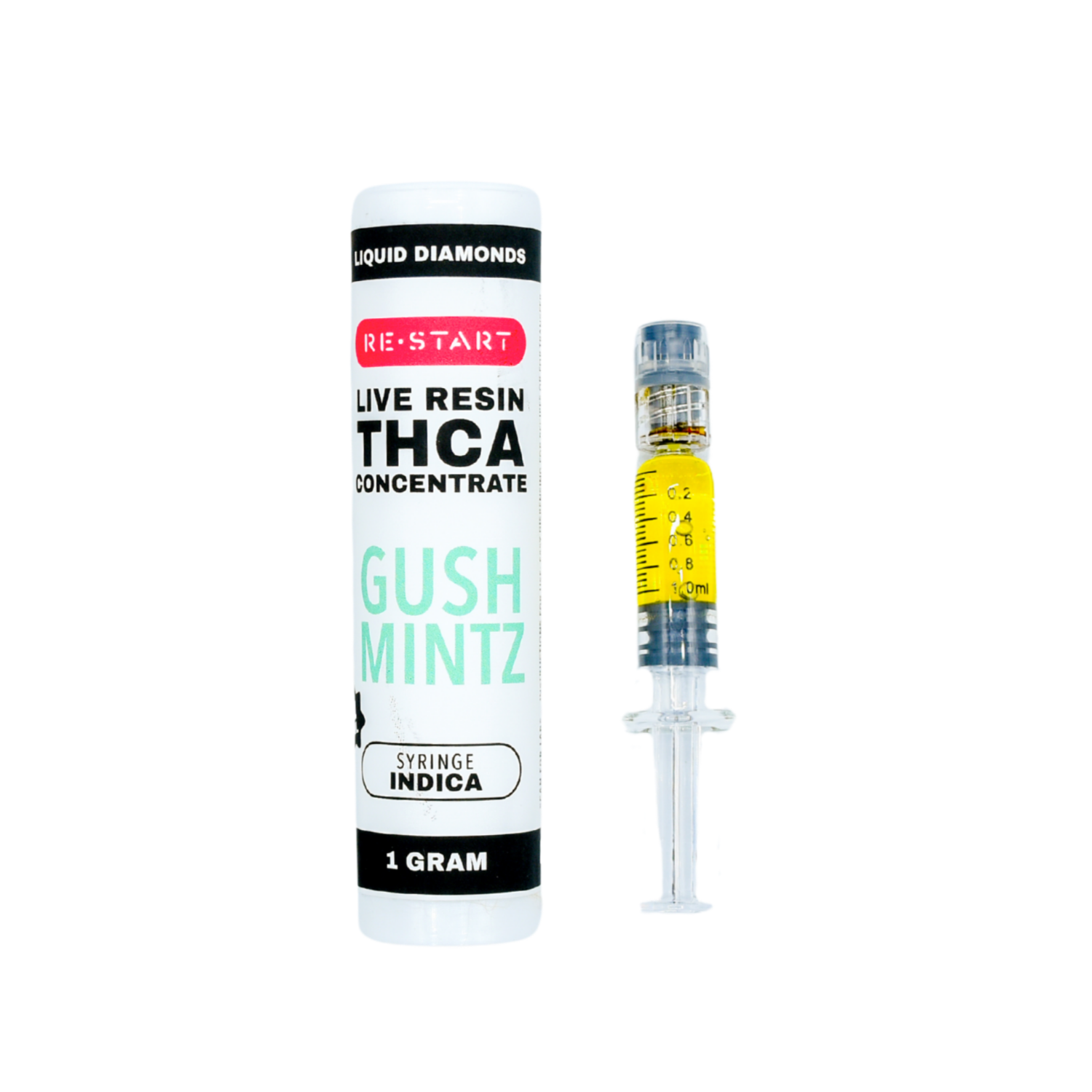 THCA Dab Syringe Gush Mintz (H/I) Live Resin / 1ml/1G